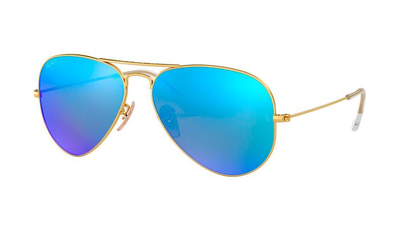 Gold framed ray ban aviators best sale