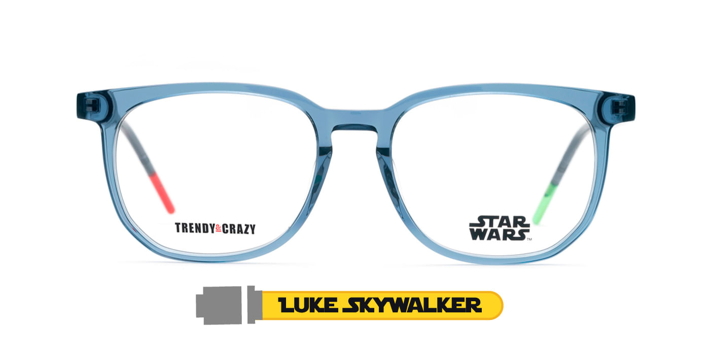Ópticas Devlyn Lente Oftálmico Hombre Luke Skywalker Azul