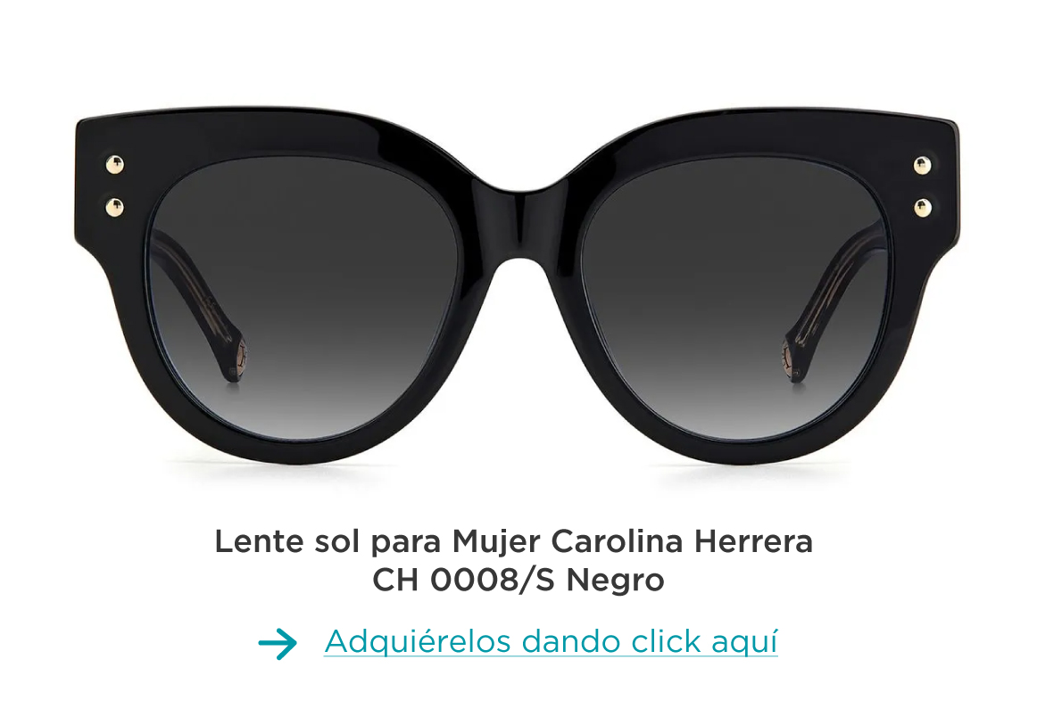 Lente sol para Mujer Carolina Herrera CH 0008/S Negro