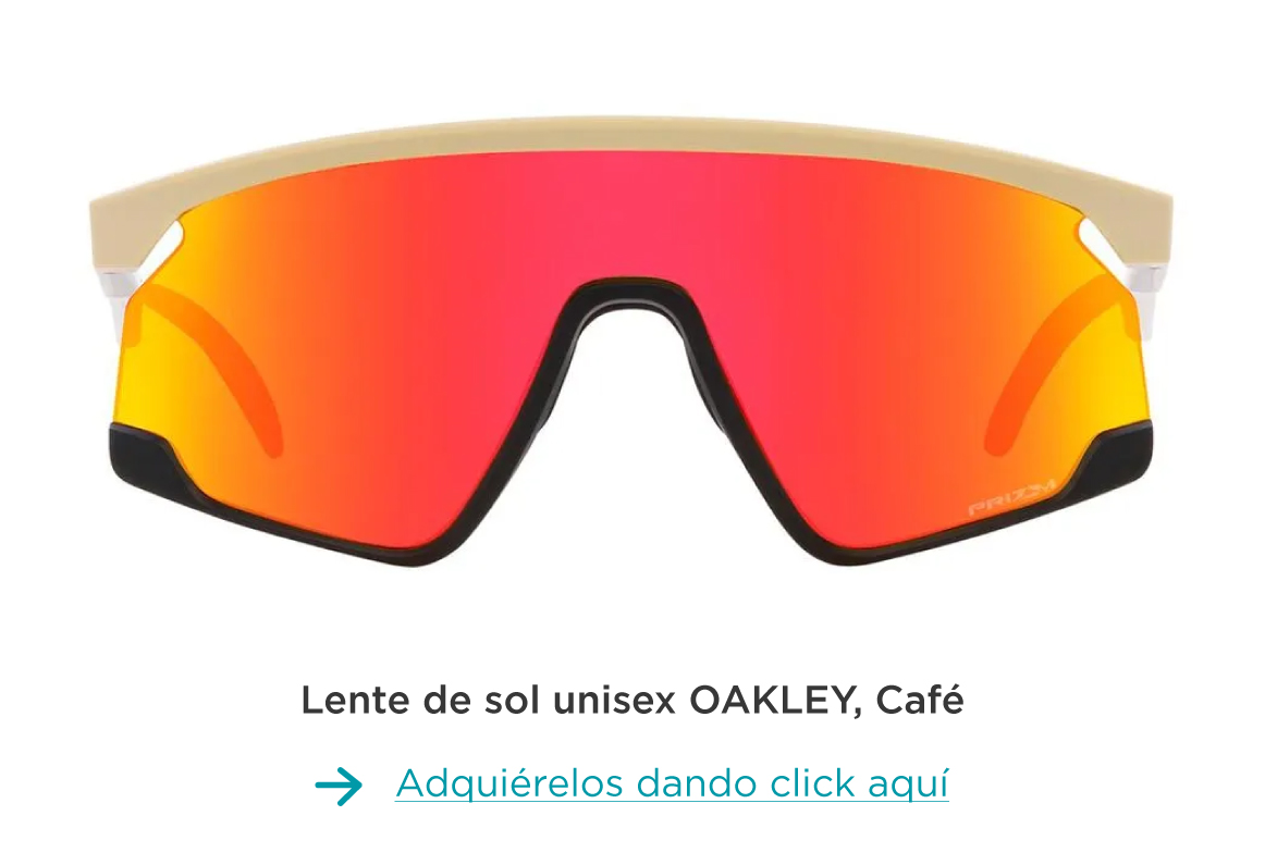 Lente de sol unisex OAKLEY, Café
