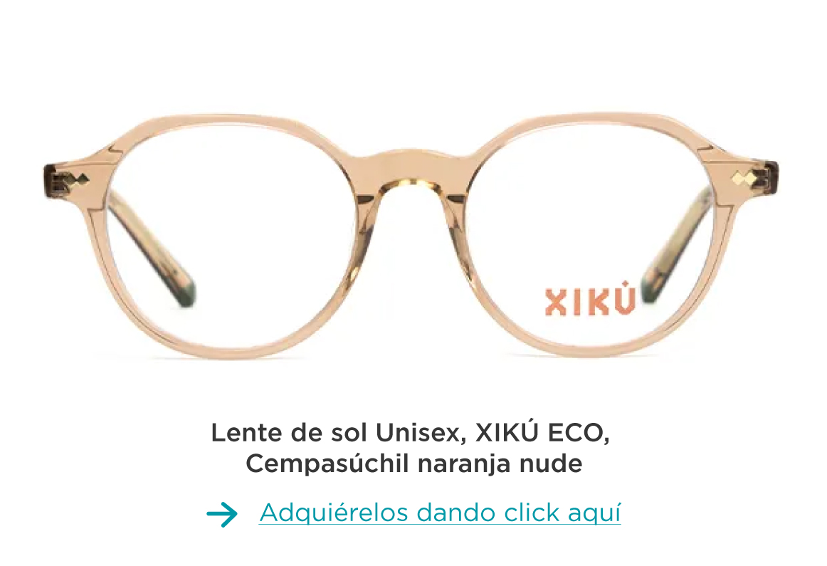 Lente de sol Unisex, XIKÚ ECO, cempasúchil naranja nude